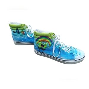 Vans Sk8-Hi 38 DX SpongeBob SquarePants Imagination Sneakers Size 9 Women's EUC